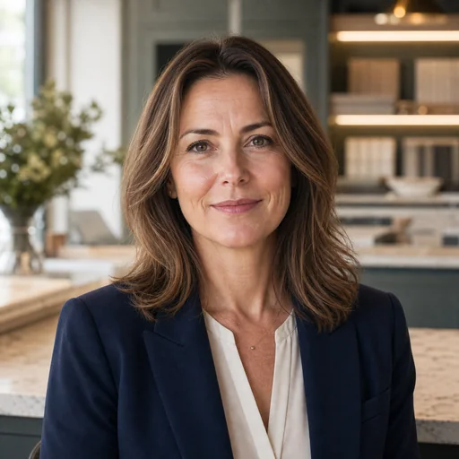Portrait of Helen Shaw, Managing Director at Northline Kitchens
